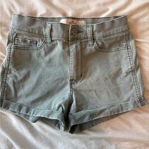 Hollister Women's Olive High Waist Shorts